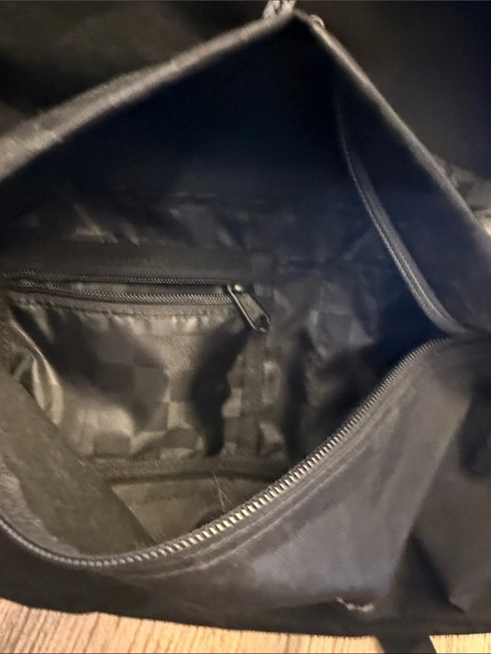 Vans X Harry Potter Dark Arts Black Backpack with White Skull & Snake Graphic